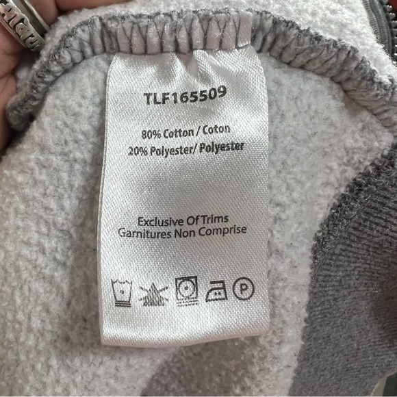 Triple Five Soul Y2K Gray Long Front Zip Fleece Size Small - Picture 10 of 12